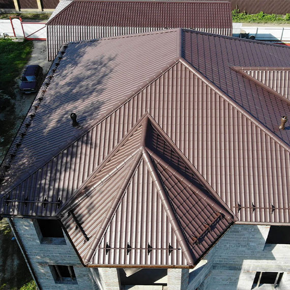 Монтаж сложной крыши и кровли в Луховицах и Московской области